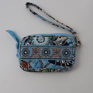 Vera Bradley Small Wristlet / Wallet in Bali Blue